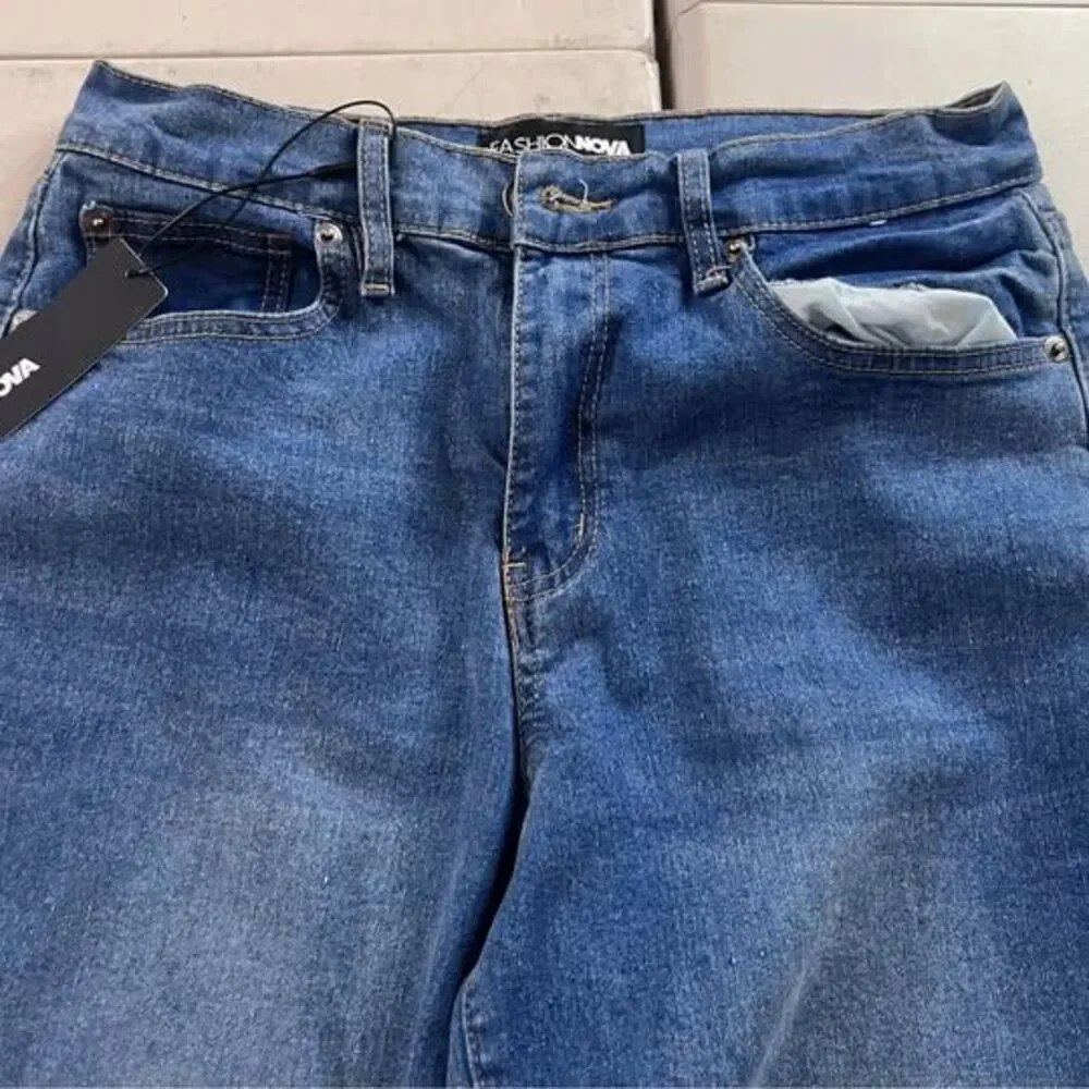 Fashion Nova Wide Leg Denim Jeans